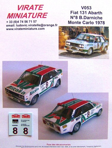 V053 fiat 131 abarth - v053, rallye