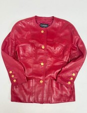 CHANEL Veste en cuir