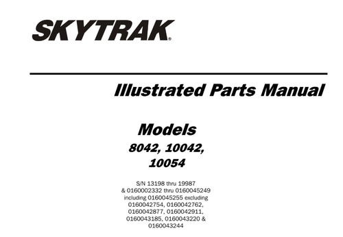 Skytrack 8042 10042 - 8042, 10054