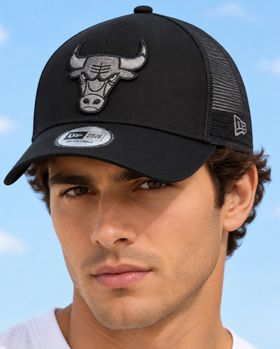 Casquette trucker noire - trucker,