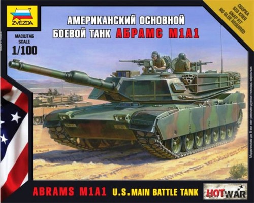 100 zvezda abrams - abrams, kit