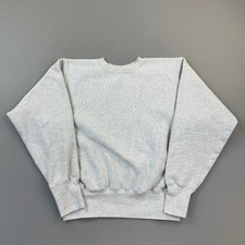 Vintage Mortex Sweatshirt Mens Large Gray Heavyweight Crewneck Pullover USA Made