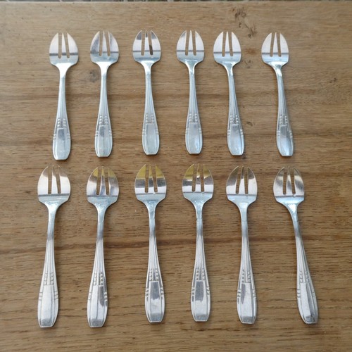Fourchettes dessert metal - dessert, en