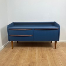 Buffet bas vintage 1960 bleu