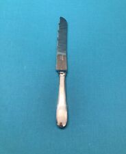 CHRISTOFLE bread knife model CLUNY silver metal 28 cm cutlery table service