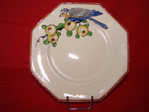 Ancienne assiette dessert art - assiette,