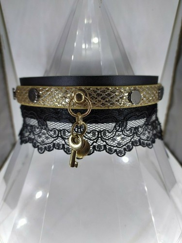 Collier ras cou cuir - collier,