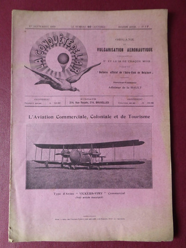 Conquete air 1919 vimy - 1919, 17