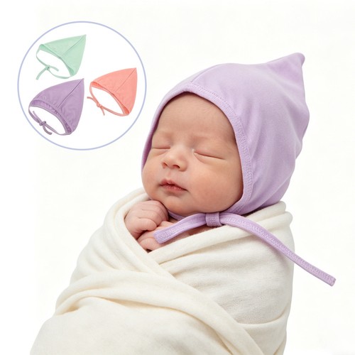 Lot bonnets coton pour - en,