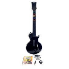 Sony PS3 Guitar Hero Gibson Les Paul Controller 95121.805 w/ Dongle & Game Works