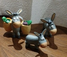  3 figurines Animaux Animal Collection: Animaux de la ferme Atlas FAMILLE ANE