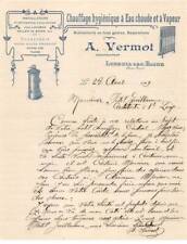 Invoice.AM19967.Luxeuil les bains.1909.A Vernot.Hygienic water heating c