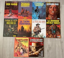 Lot BD Western  8 Blueberry + Comanche et Cartland . Giraud  Herman  BlancDumont