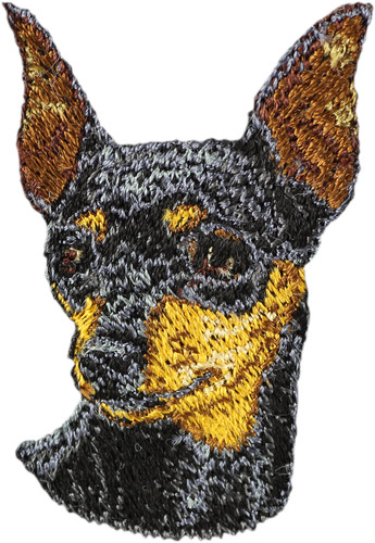 écusson pinscher nain - Écusson,