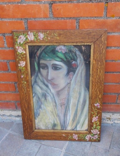 Femme aux fleurs - ", ,