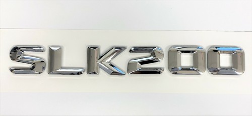 Silver slk200 rear trunk - rear,