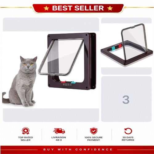Chatière porte pour chat - , et