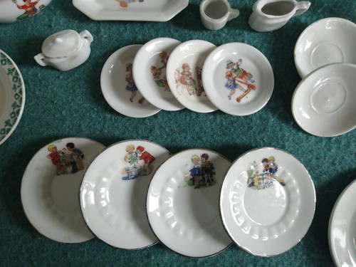 Dinette ancienne porcelaine - en,