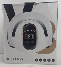 BlueQue V8 - Professional Nail Lamp - UV Lamp Black & White (AK) LCD Display