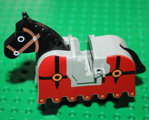 Lego castle black - black, horse