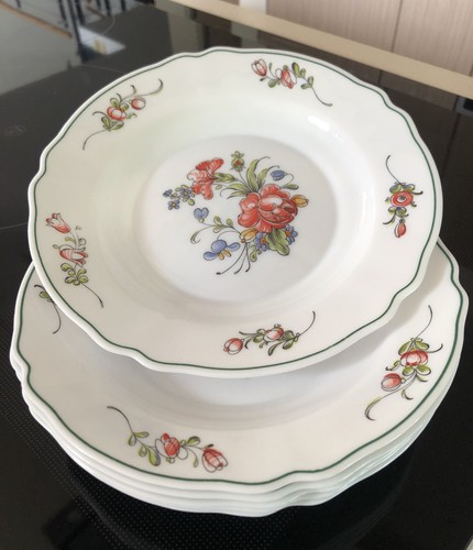 Assiettes creuses vintage - 6,