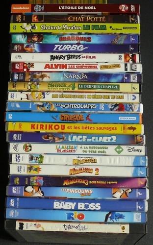 Lot dvd enfants dessins - -,