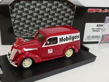 FIAT 1100 E FOURGONNETTE 1956 MOBILGAS BRUMM R344 1:43