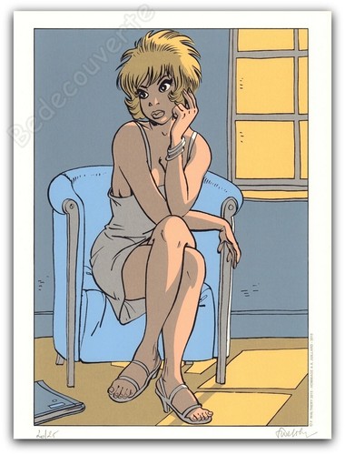 Affiche sérigraphie walthéry - affiche,