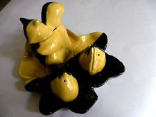 VALLAURIS Vintage Squirrel Nut Chestnut Condiment Set