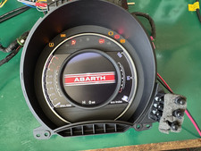 Fiat 500 Abarth TFT Instrument Cluster 7356769200 *Mileage Set*