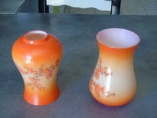 2 verrines  tulipes vintage