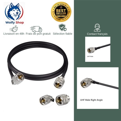 Vecys câble coaxial 259 - câble,