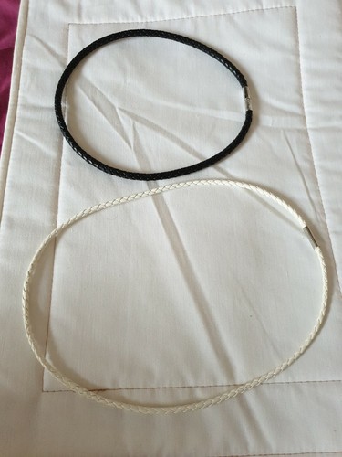 Lot colliers cuir - 2,