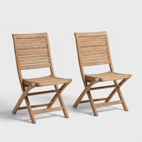 Lot chaises pliantes de - 2,