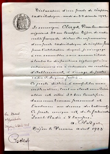 Document ancien dijon - document,