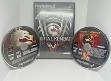 Mortal Kombat Shaolin Monks Deadly Alliance Armageddon Games Lot Bundle PS2