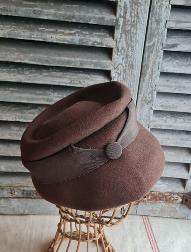 Ancien chapeau cloche bibi - ancien,
