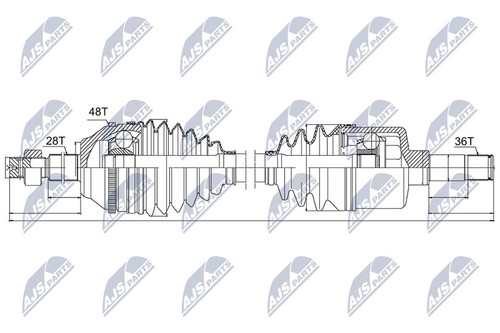Arbre transmission pour - arbre,