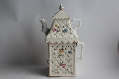 Ancienne tisanière porcelaine - ancienne,