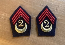 2 REGIMENT DE ZOUAVES PAIRE DE