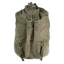 Genuine German army sea sack duffel bag w shoulder straps large w lock backpack