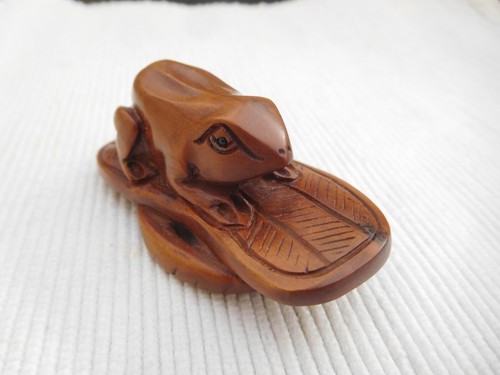 Beau netsuke bois - netsuke, en