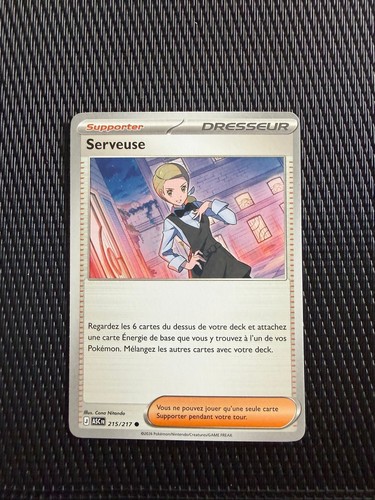 Carte pokémon serveuse - carte,