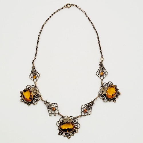 Czech glass art nouveau deco - glass,