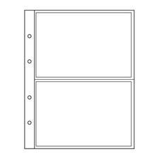 Feuilles Numis 2C pour billets de banque, cartes postales.
