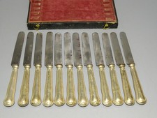 -COFFRET  12  COUTEAUX LAMES