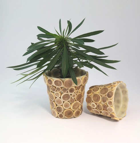 Pot fleur - de, "