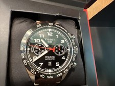 Tissot PRS 516 Men's Black Watch T131.627.11.052.00 Used Automatic Chronograph