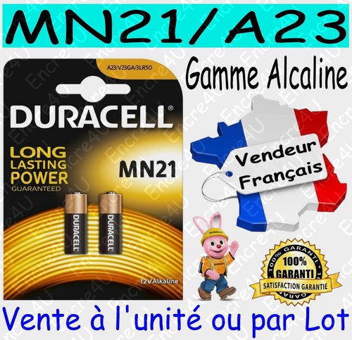 Piles duracell a23 - a23, mn21