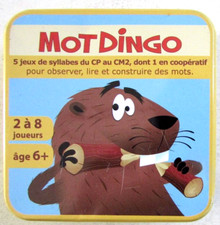 Jeu éducatif Mot Dingo 5 jeux de syllabes du CP au CM2 De 2 à 8 joueurs Âge 6+